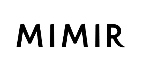 The image shows the word "MIMIR" in bold, black, uppercase letters on a white background.