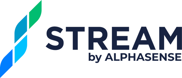 Stream by Alphasense logo